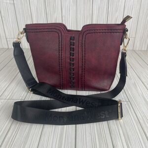 Montana‎ West Maroon Cross Handbag for Women Crossbody Strap